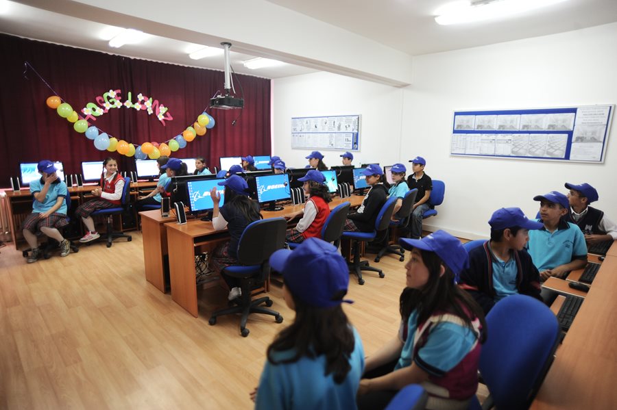 Group in a classroom