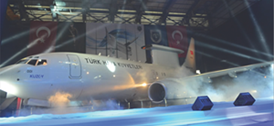Turkish airlines plane